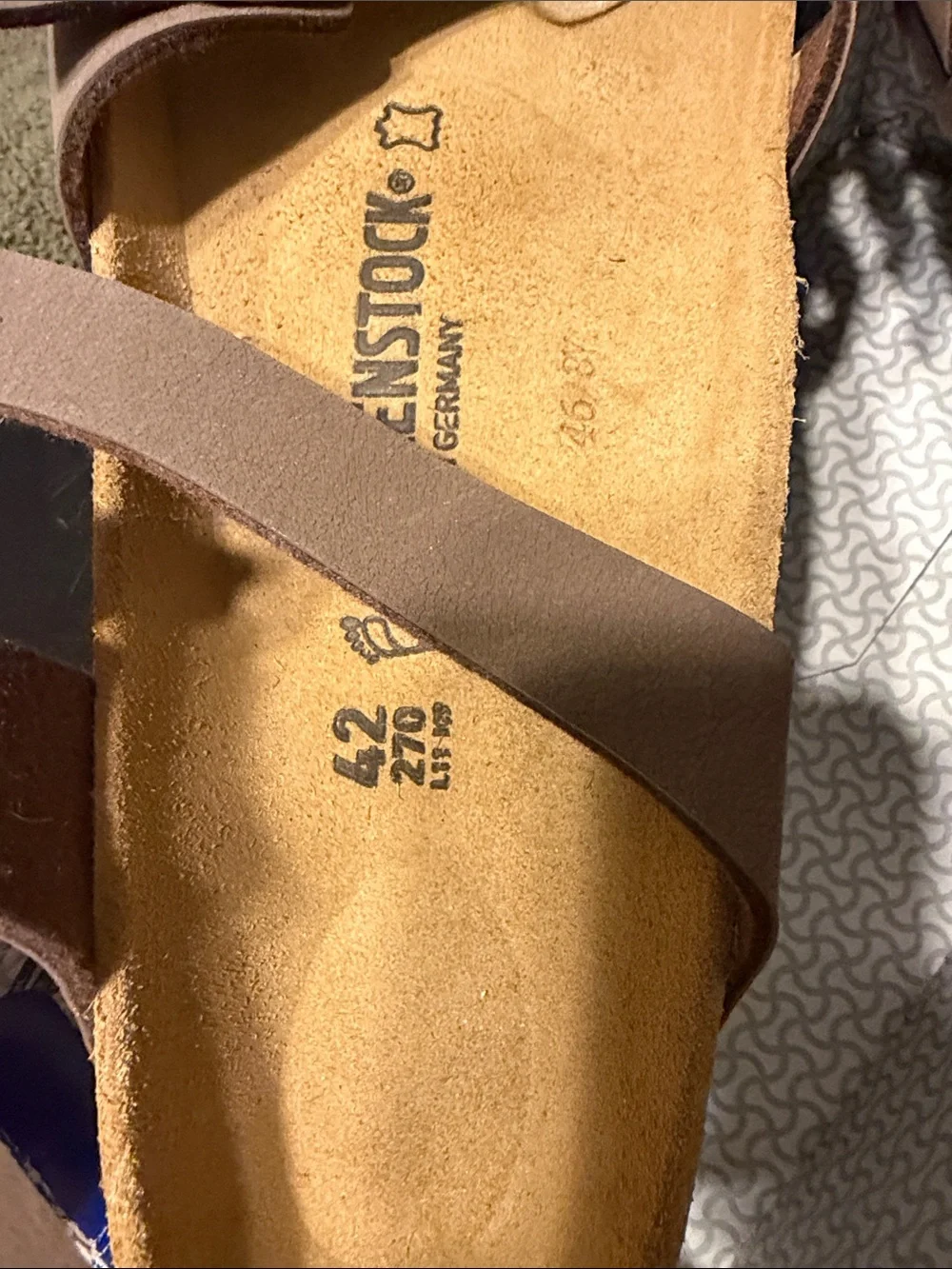 Birkenstock Women's Taupe Strappy Suede Sandals